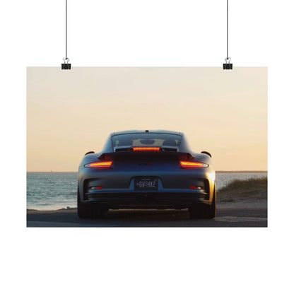 Porsche 911 GT3RS on the Beach