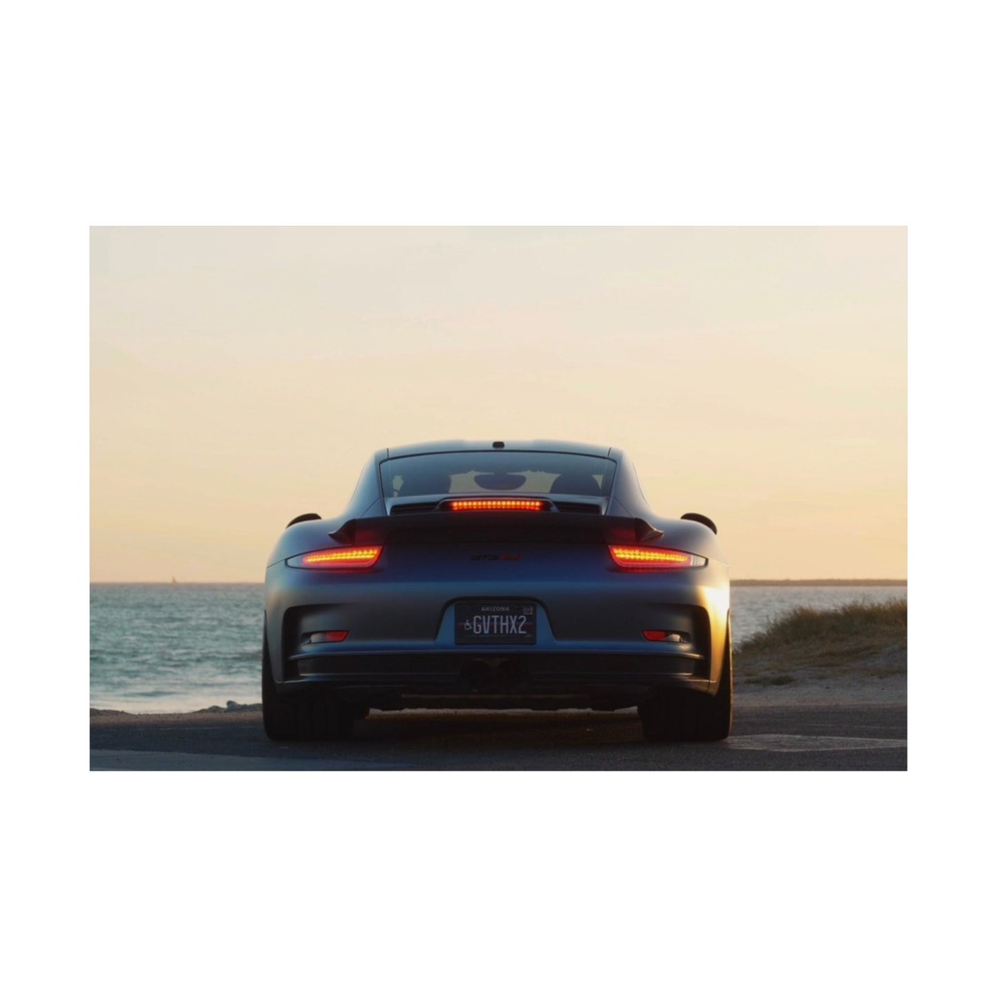 Porsche 911 GT3RS on the Beach